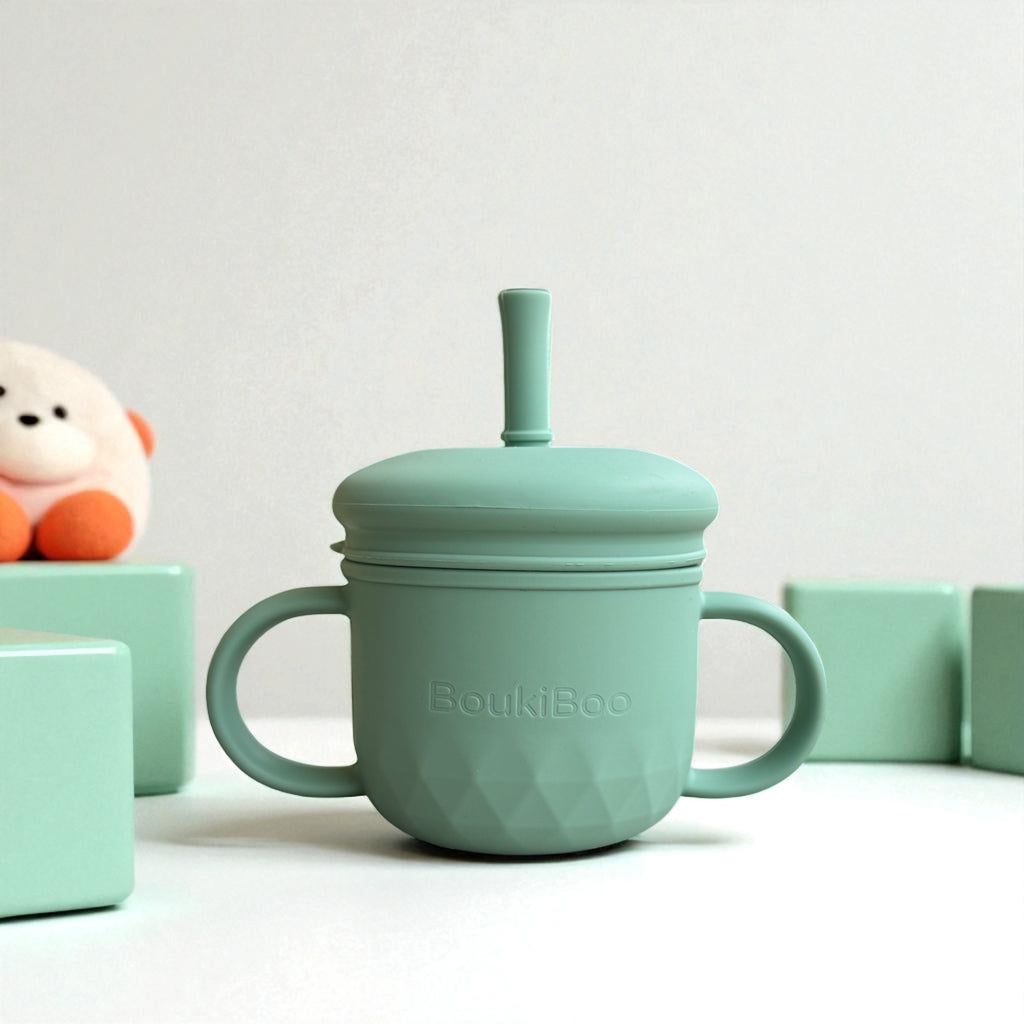Green Boukiboo Straw Cup